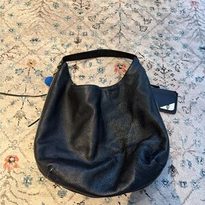 Rebecca Minkoff Black Leather Hobo Bag
